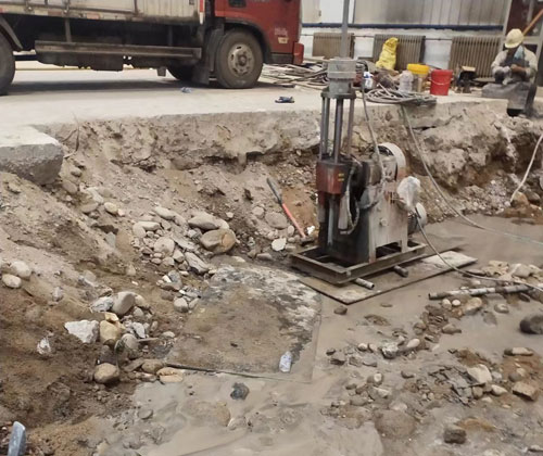 临清公路下沉压浆